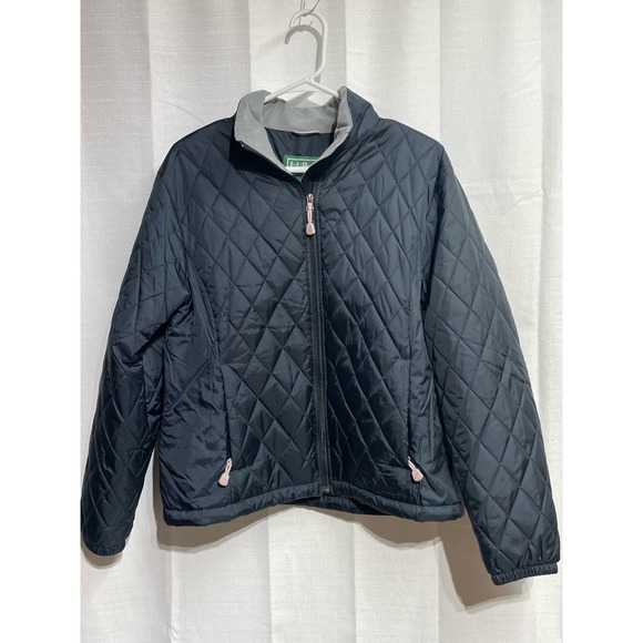 LL Bean Women’s Jacket Quilted Black EUC Size Medium - Picture 2 of 5